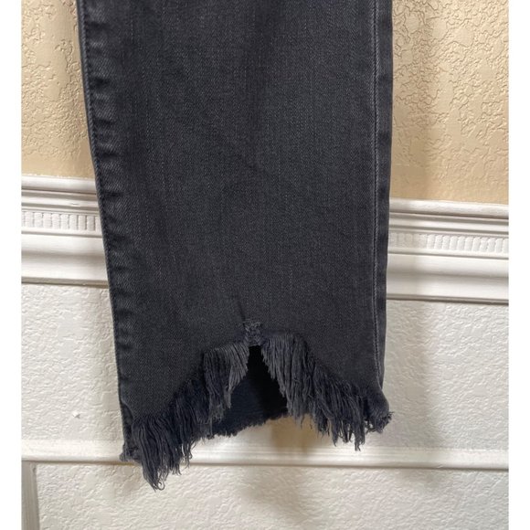 Jonathan Simkhai Standard Jeans River High Rise Straight Leg in Vintage Noir - Picture 14 of 16